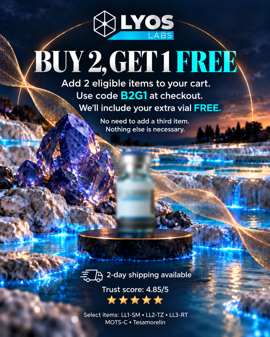 Limited Buy 2 Get 1 Deal!